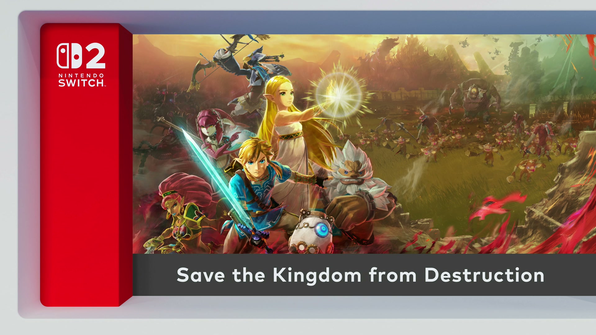 Zelda in Hyrule Warriors: Age of Calamity – Definitive Edition during the official Direct