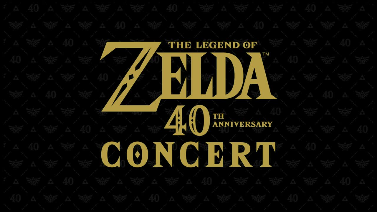 The Legend of Zelda 40th Anniversary Concert logo shown during Nintendo’s official Direct